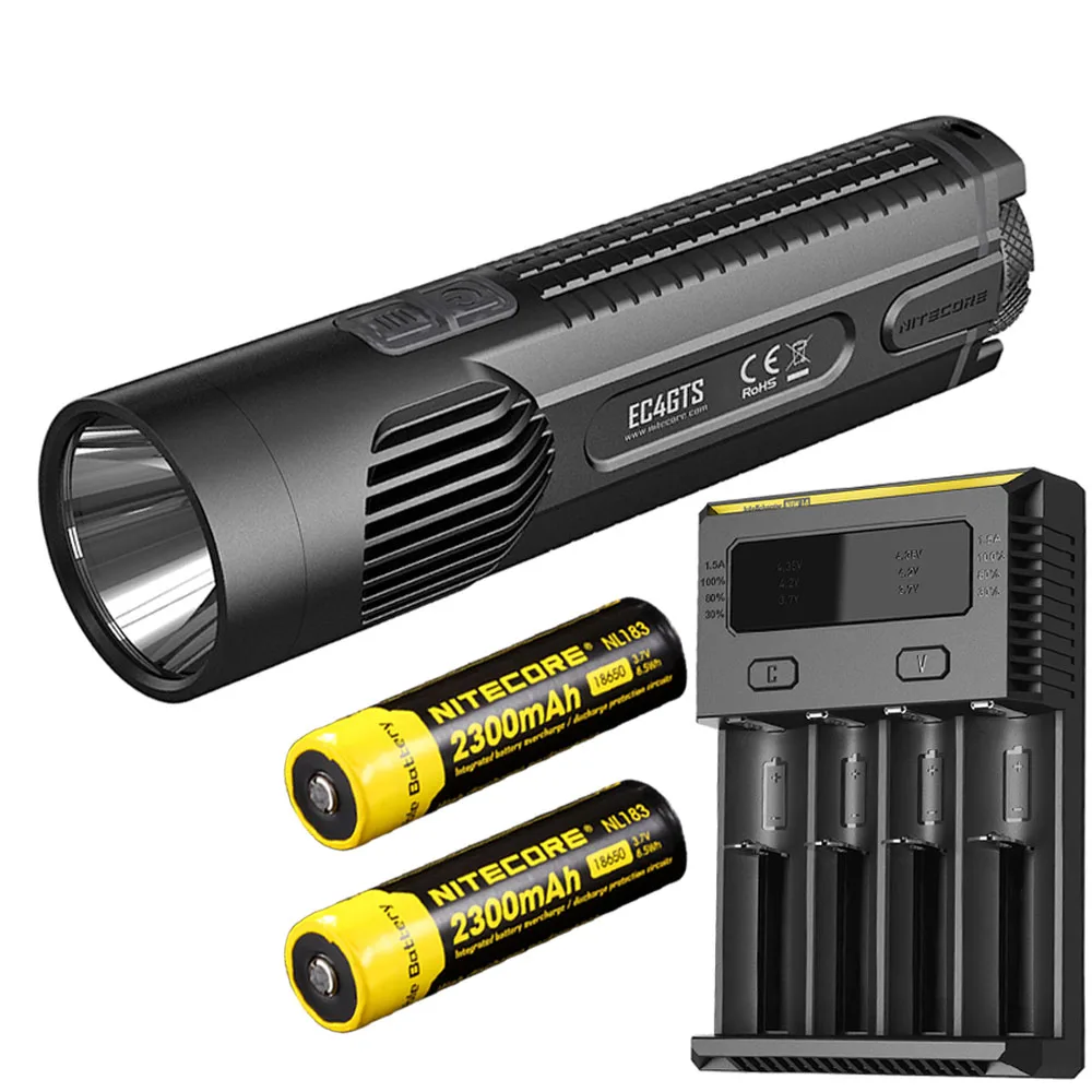 EC4GTS NL1823 I4 NITECORE EC4GTS фонарик комплект Cree XHP35 HD max 1800 люмен луч бросок 396 м Открытый тактический фонарь Портативный фонарик - Испускаемый цвет: EC4GTS NL1823 I4