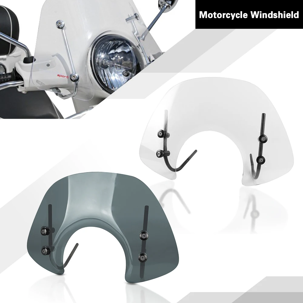 Motorcycle For Piaggio Vespa GTS 250 GTS 300 GTS300 GTS250 Parts Front Windshield Windscreen Cover Bracket Windshield Deflector enlarge