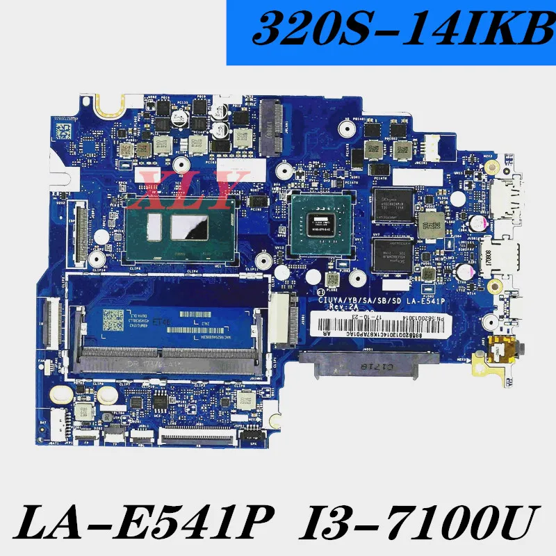 

I3-7100U cpu for lenovo 320s-14ikb notebook motherboard ciuya/yb/sa/sb/sd LA-E541P ddr4 100% test work