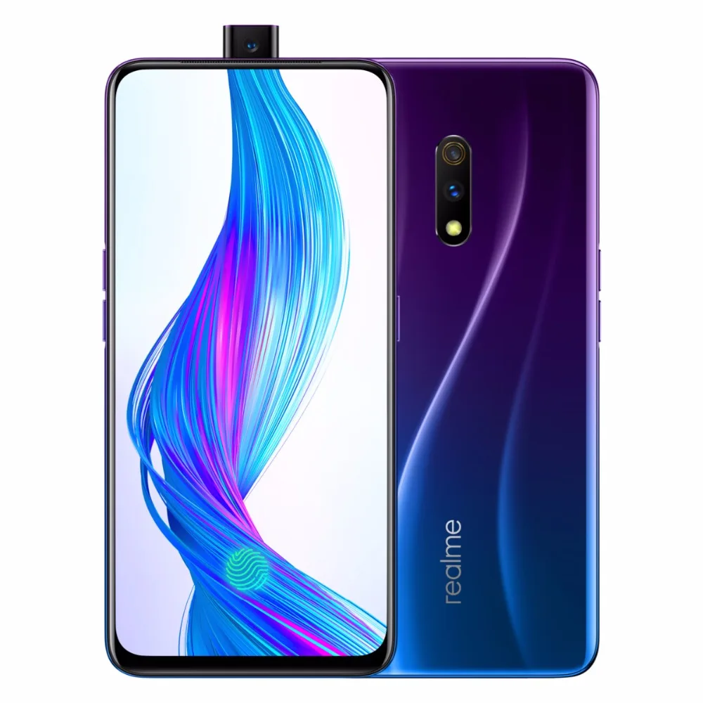 Мобильный телефон Realme X 4 Гб 64 Snapdragon 710 Android 9 0 6 53 &quot2340X1080 48.0MP с отпечатком пальца |