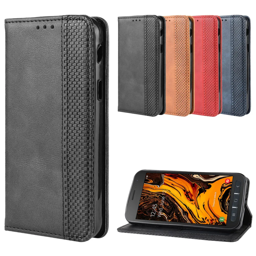 Чехол для samsung Xcover 4 G390F Роскошный кожаный флип чехол Galaxy 4S защитный телефона