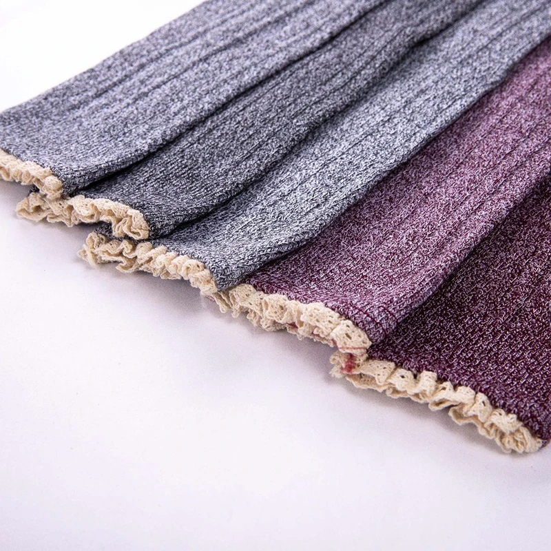 

Sexy Knitted Stockings Winter Over Knee Socks Knit Thigh-High Soft Long Stockings Boot Socks Warm Breathable Female Leggings