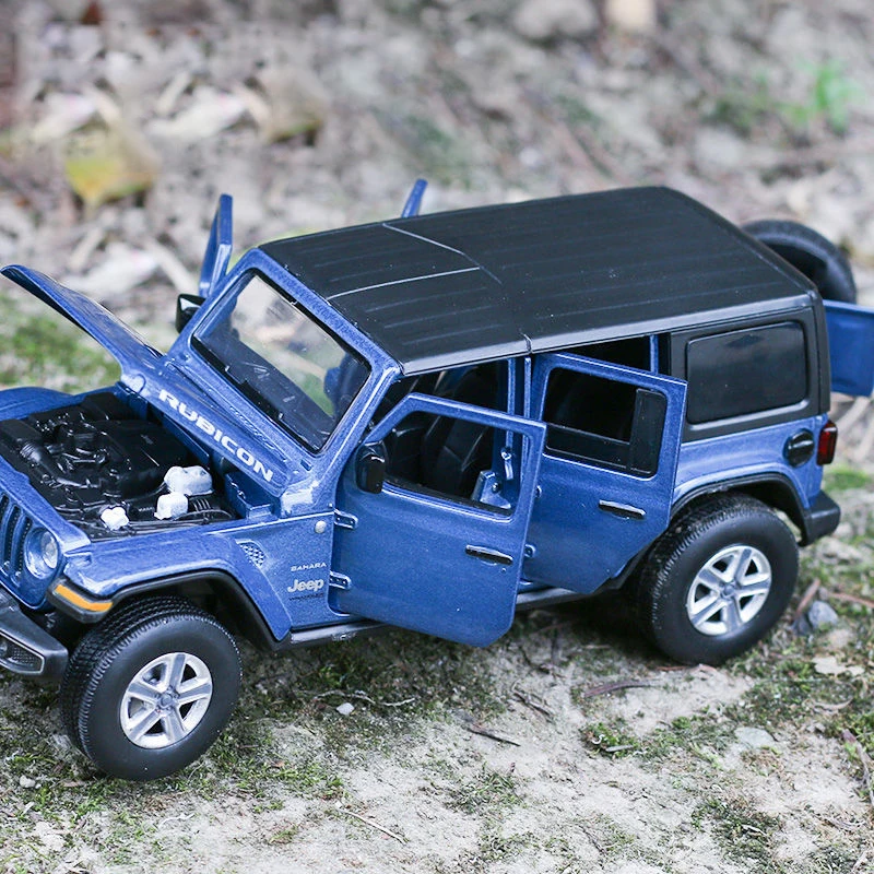 Джипы Sahara Wrangler Модель игрушечных транспортных средств 1:32 звуковые светильник