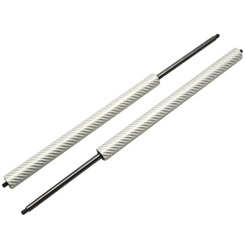 silver carbon fiber Для suzuki burgman 400 AN400 pagal 2007- скутер стандартная регулировка сиденья из углеродного волокна подъемные опоры - Цвет: silver carbon fiber