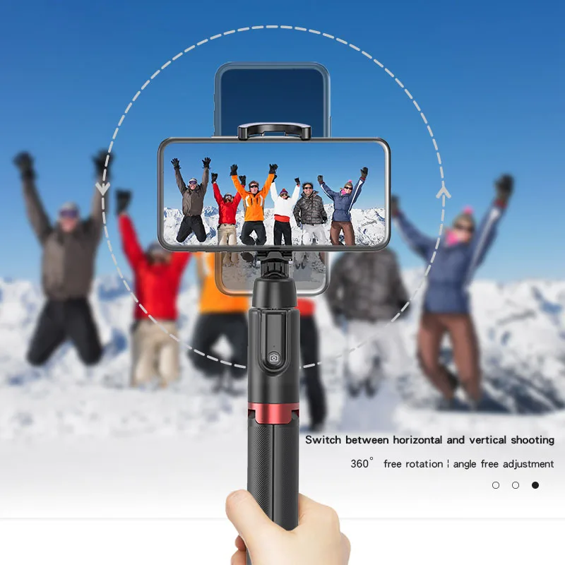 Мини-селфи-палка AB403 с Bluetooth штатив выдвижная ручная селфи-палка Черный пульт