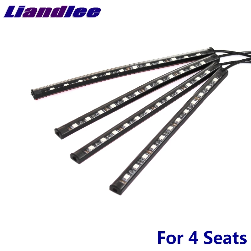 Световая атмосфера для интерьера автомобиля LiandLee Car Glow Interior Floor Decorative Atmosphere Seats Accent Ambient Neon light для Lexus GS 300 S140 1991~1997.