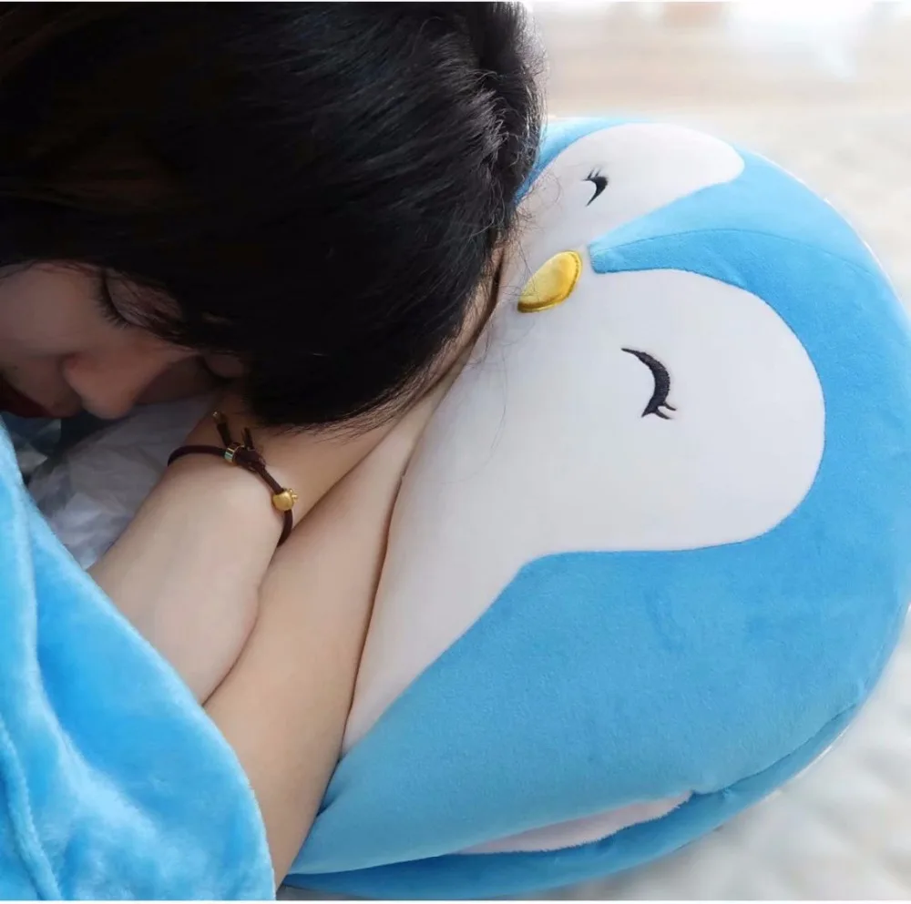 Barato Grasa Animal Kawaii Gato Totoro Rana Pingüino Perro Cerdo 2 En 1 Almohada Navidad Para Los Niños Muñeca De Juguete Niños Regalo