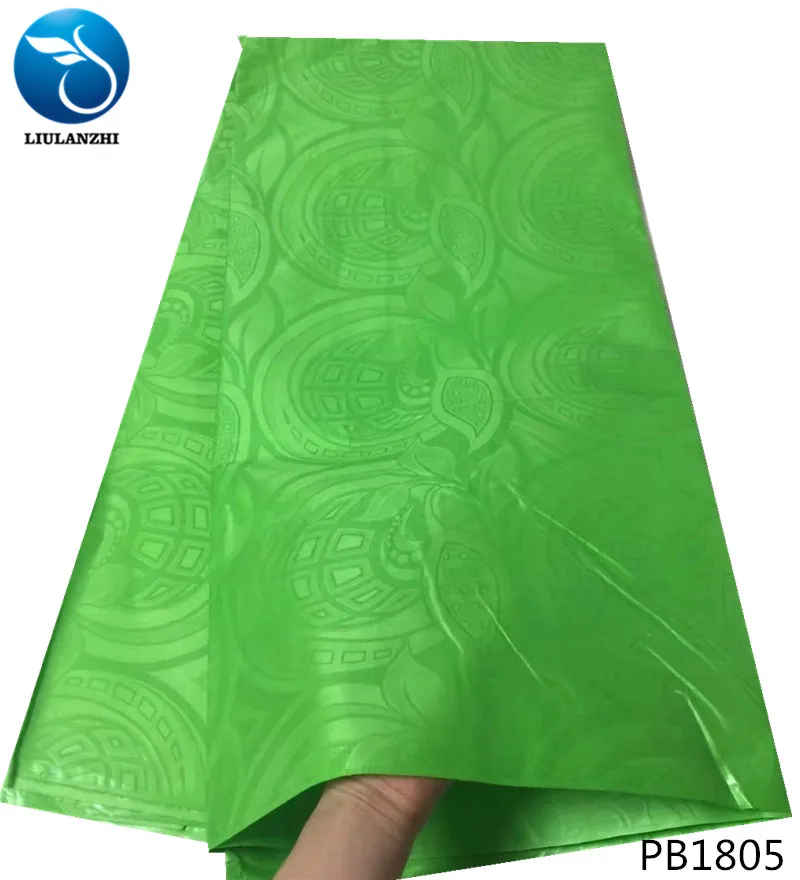 Африканская богатая ткань LIULANZHI африканская базиновая фиолетовый базин богатый