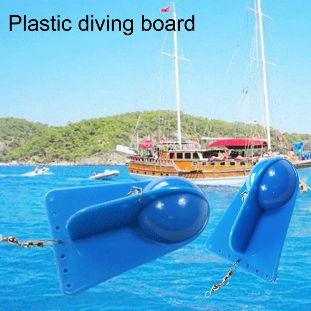 

Small Simple Diving Board Fishing Supplies Plastic Fishing Diving Board Lightweight for Tuna