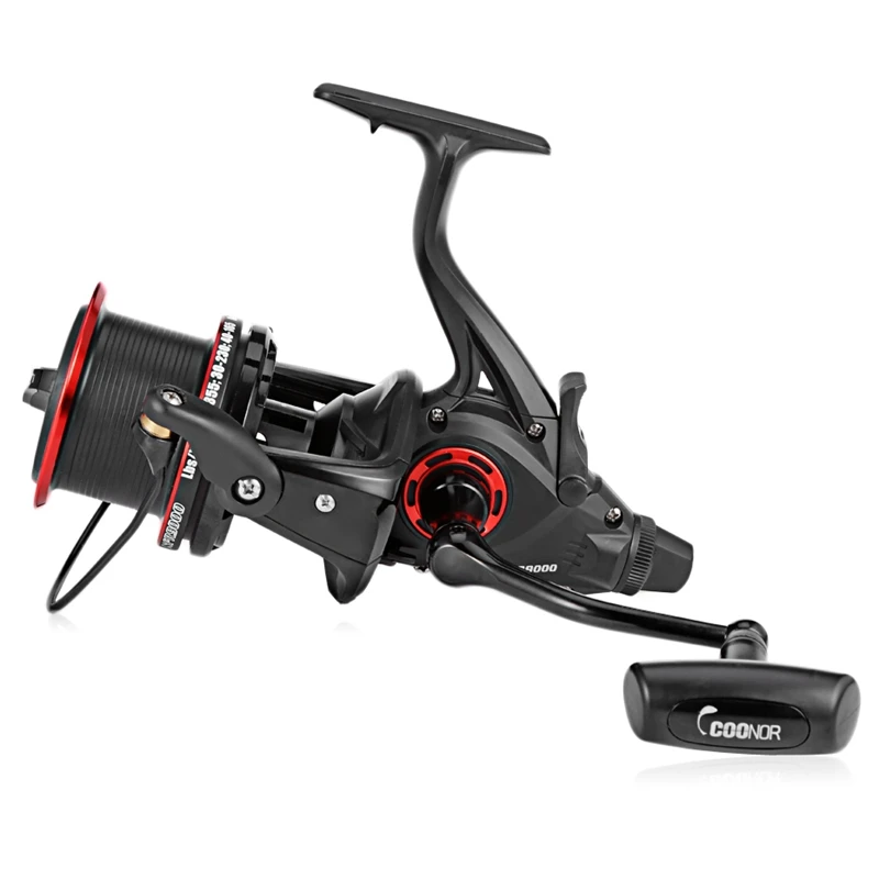 

Coonor Nfr9000+8000 Double Spool Fishing Reel 12+1 Bb 4.6:1 Spinning Fishing Reel Folding Left/Right Handle Fishing Reel