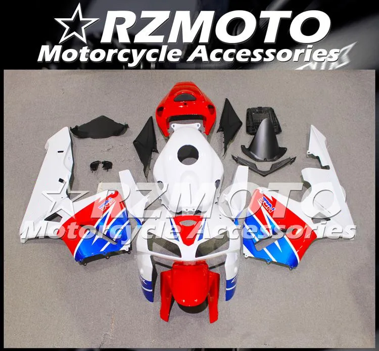 

New ABS Motorcycle Whole Fairings Kit Fit For Honda CBR600RR F5 05 06 2005 2006 bodywork set Red blue HRC