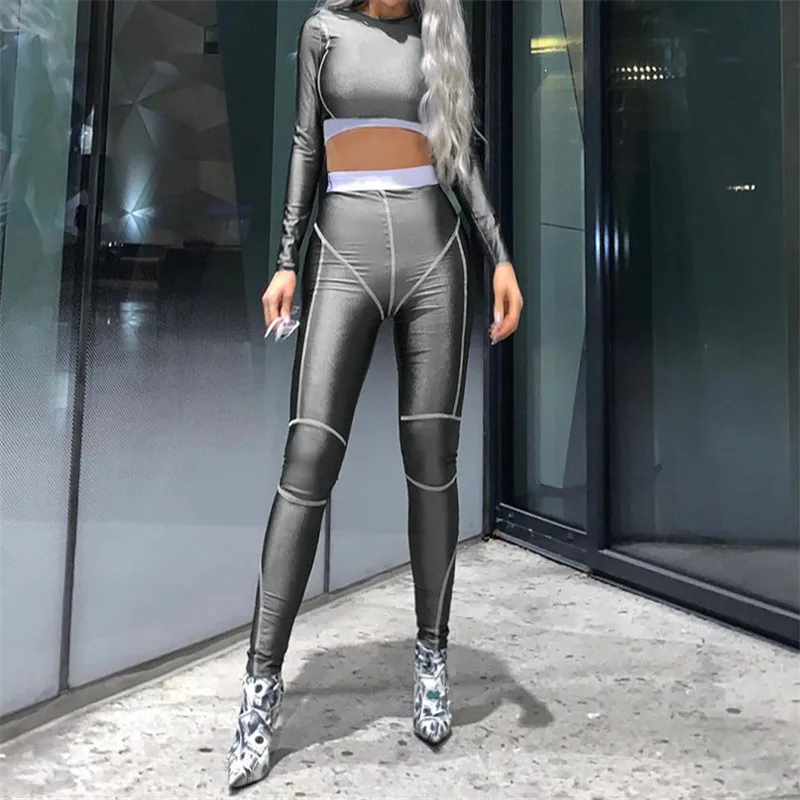 Женский спортивный костюм для занятий йогой бесшовные леггинсы с эффектом омбре