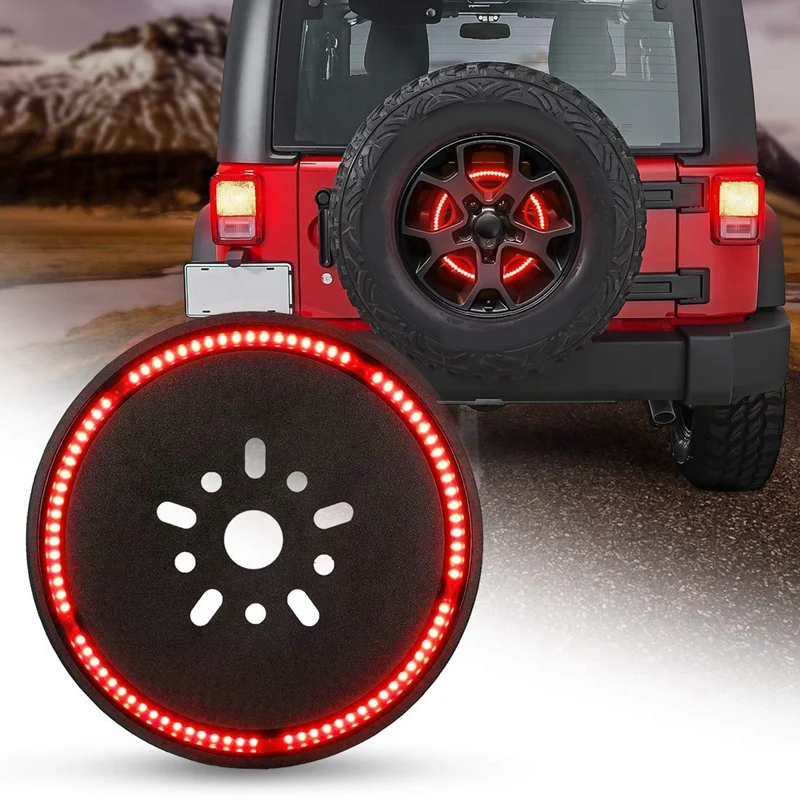 Запасной тормозной светильник для шин колес 3-й третий Jeep Wrangler 2007-2017 JK JKU YJ TJ