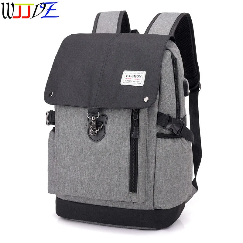 

Деловой рюкзак для ноутбука 15,6 дюйма, дорожный рюкзак, вместительные деловые сумки с USB-зарядкой, студенческие сумки для колледжа WJJDZ