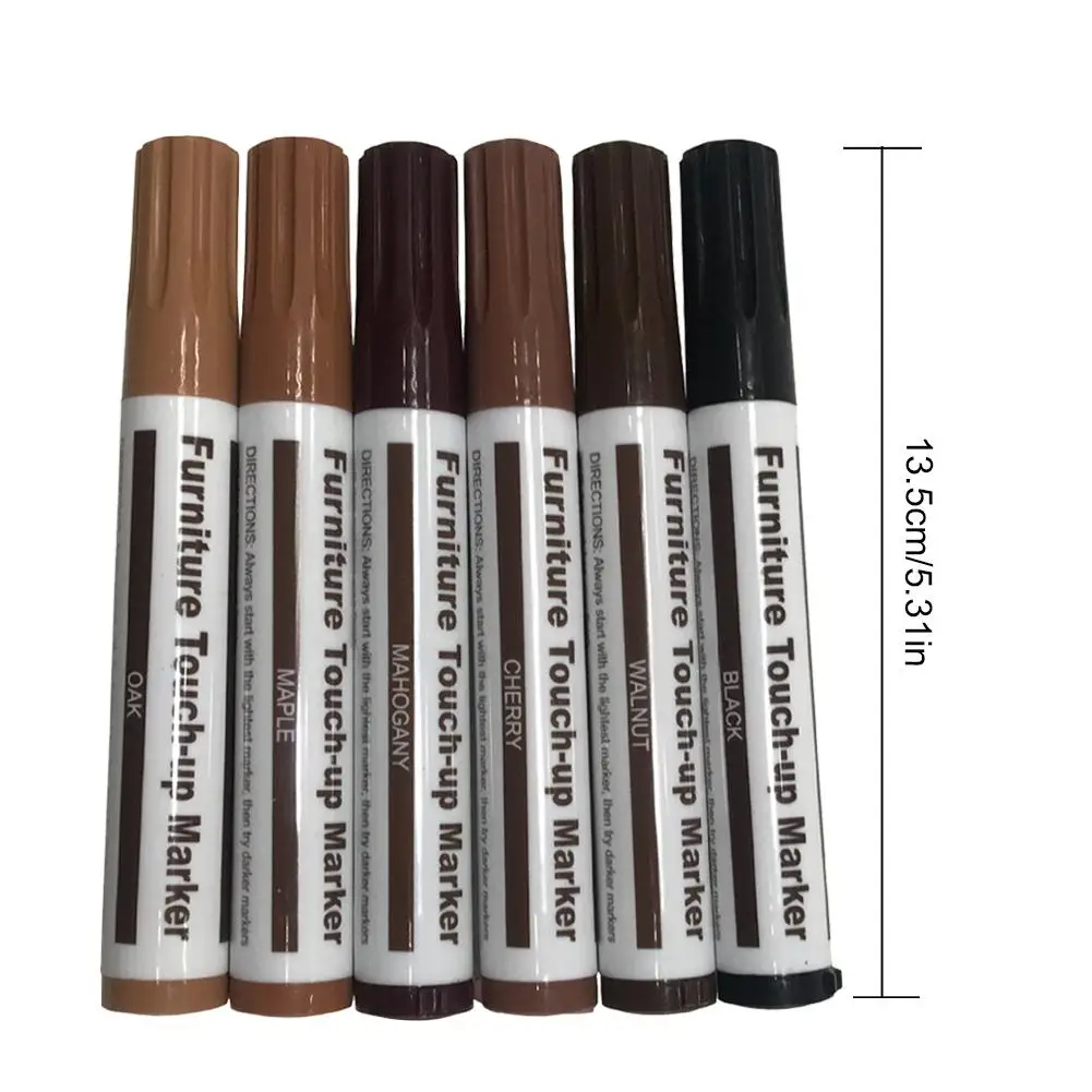 

Wood Grain Color Repair Markers Paper Wrapped Wax Sticks For Furniture Floor Scratch Repair Scratch Off Paint Complement