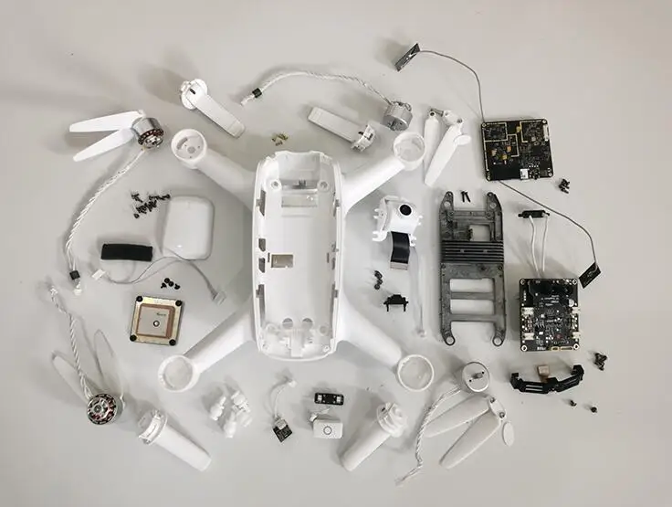 Yuneec Breeze RC Дрон Квадрокоптер запасные части корпус двигателя GPS приемная плата