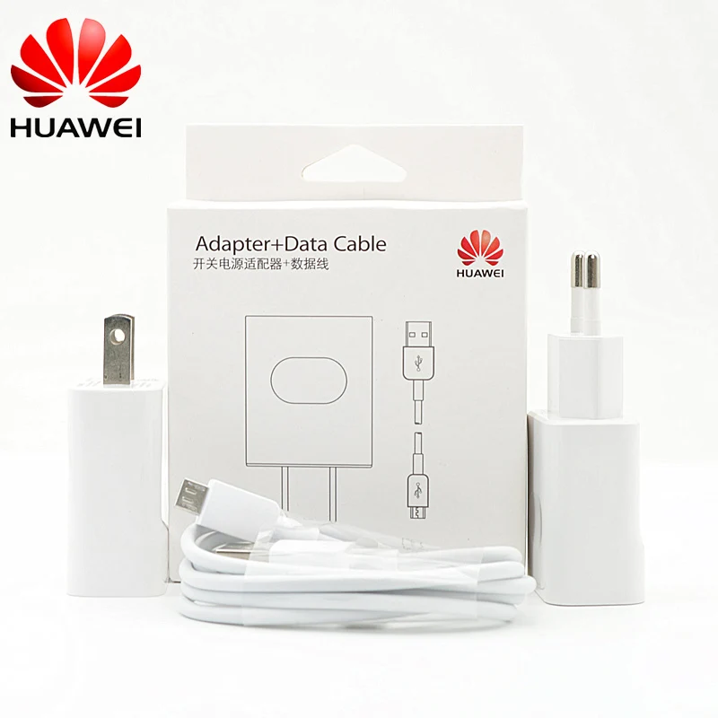 Оригинальное зарядное устройство для Huawei Внешнее 5 В 2 А адаптер 100 см кабель