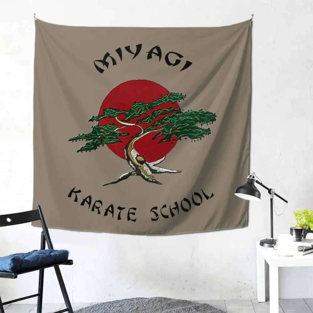 Мияги каратэ школьная гобелен настенный Декор айкидо Каратэ Муай Тай Удар кунг