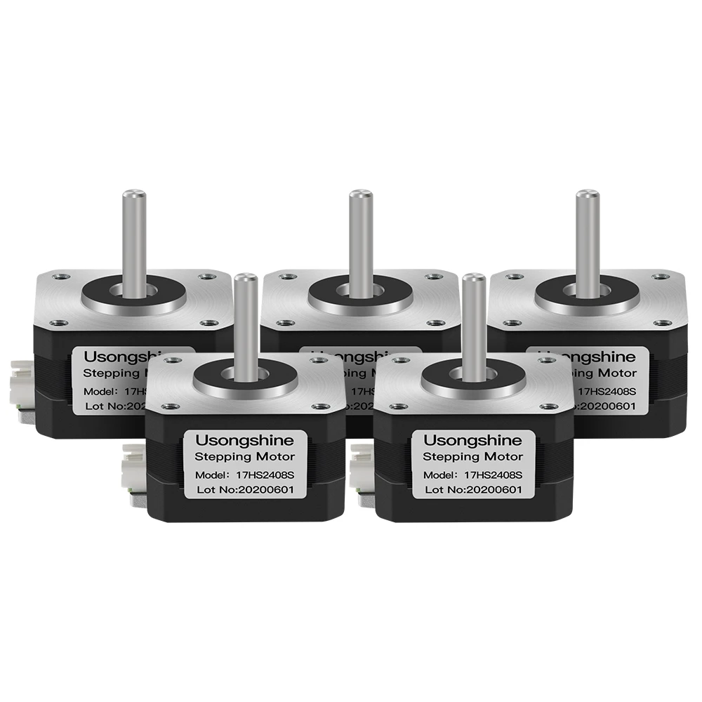 5 шт./лот шаговый двигатель Nema 17HS2408S 4-lead 17 42 Motor 42bygh 0.6A CE ROSH ISO CNC лазерные и