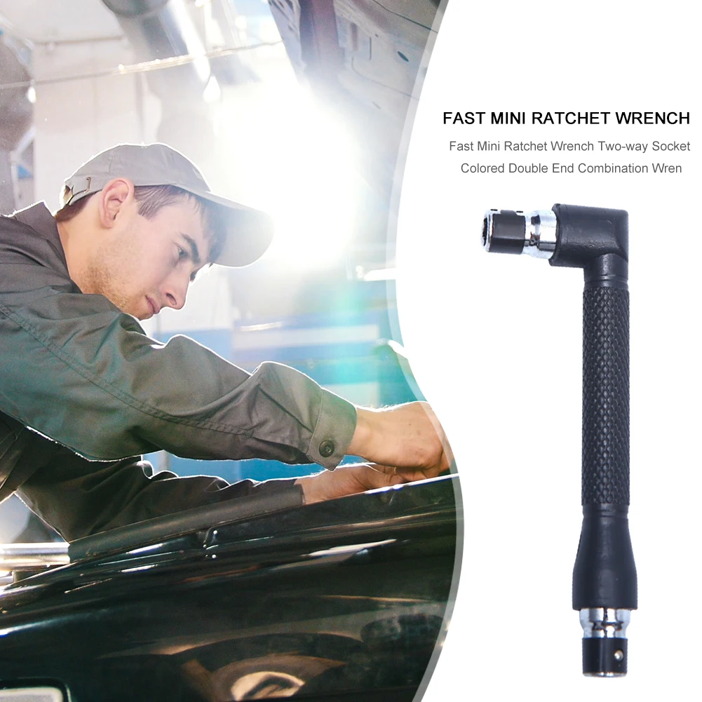 

6.35mm L Shape Double-ended Socket Tube Wrench Screwdriver Bits Rod Spanner