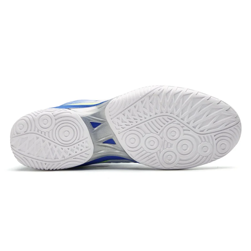 Кроссовки унисекс для волейбола Нескользящие синие оранжевые|Волейбольная