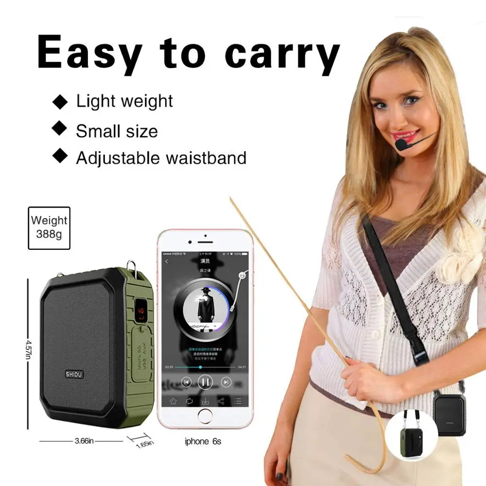 Высокое качество банк мощности громкоговоритель 18 Вт IPX5 Водонепроницаемый TF AUX