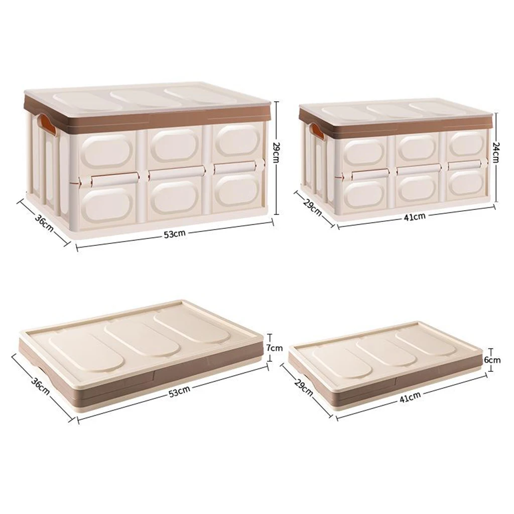 Ящик для хранения в багажнике автомобиля складные ящики с крышкой черный 30