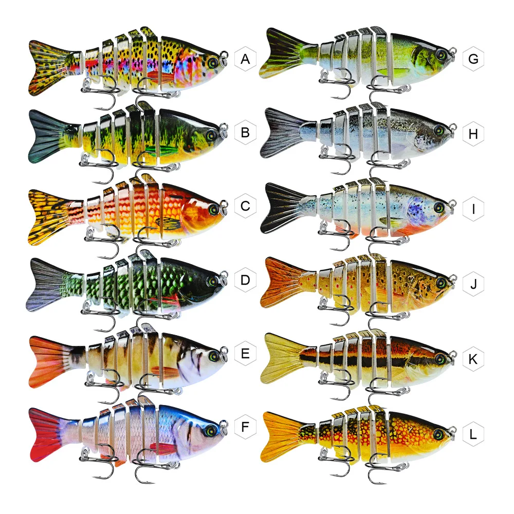 

Multi-joint Fish Bait Lure Hard Plastic Bait 10cm/(20g/12g) Bionic Bait Lure
