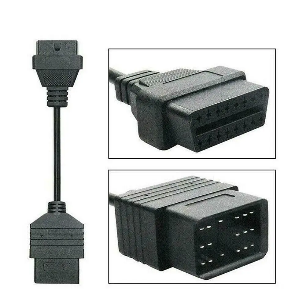 

The Cable 17pin for Toyota to OBD2 16Pin Connector