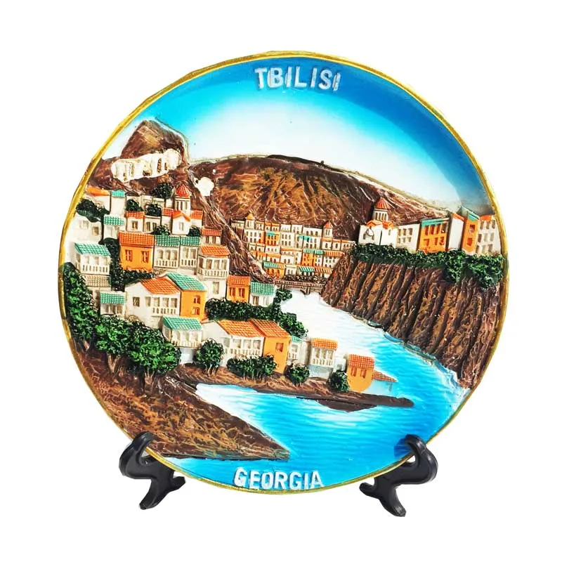 

15cm Creative tourist souvenirs in Tbilisi, Georgia Landscape decoration crafts ornaments