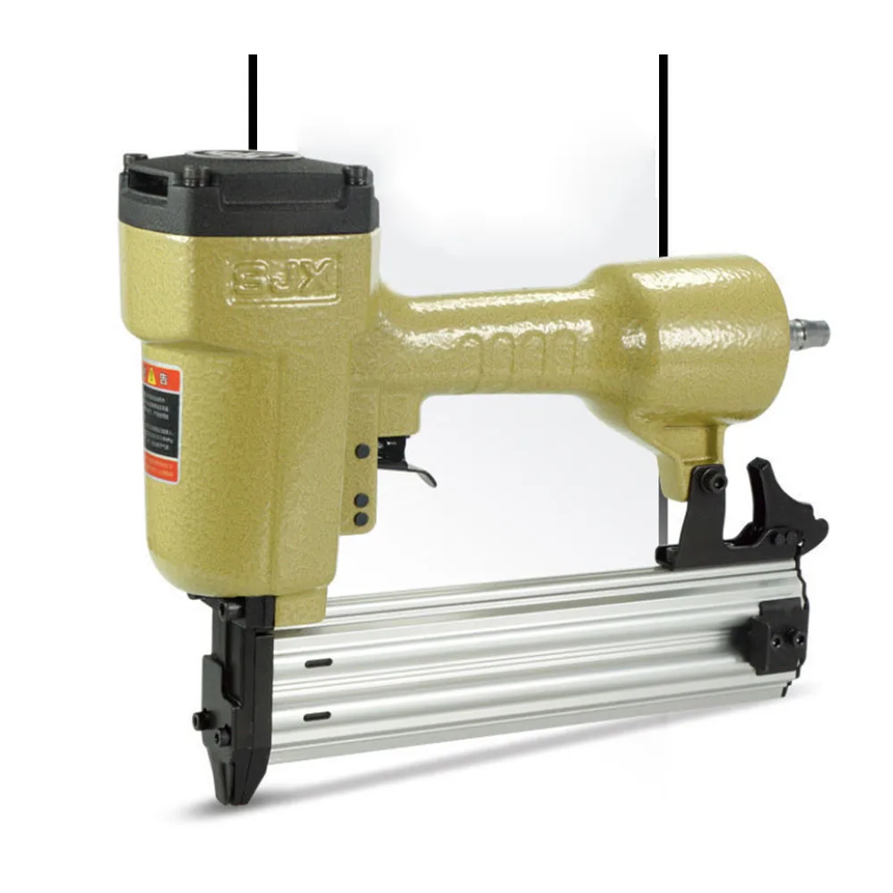 High Quality ST64 T-type Industrial Pneumatic Nail Gun Air Stapler Gun Pneumatic Nailer Gun 32-64mm Suit for Trunking/Concrete