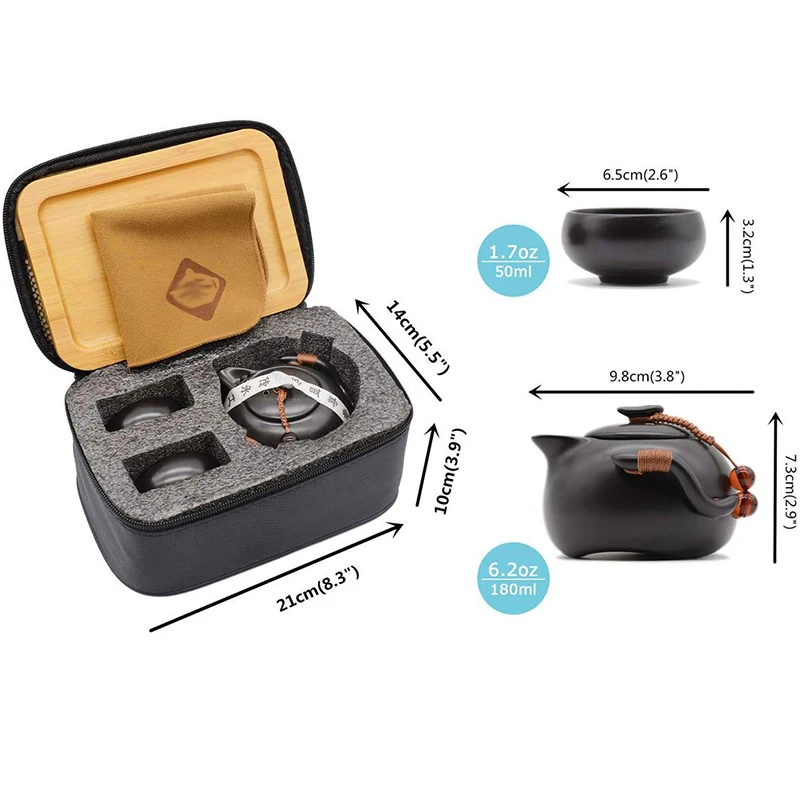 Керамический чайный набор включает в себя чайник и чашку изысканный кунг-фу