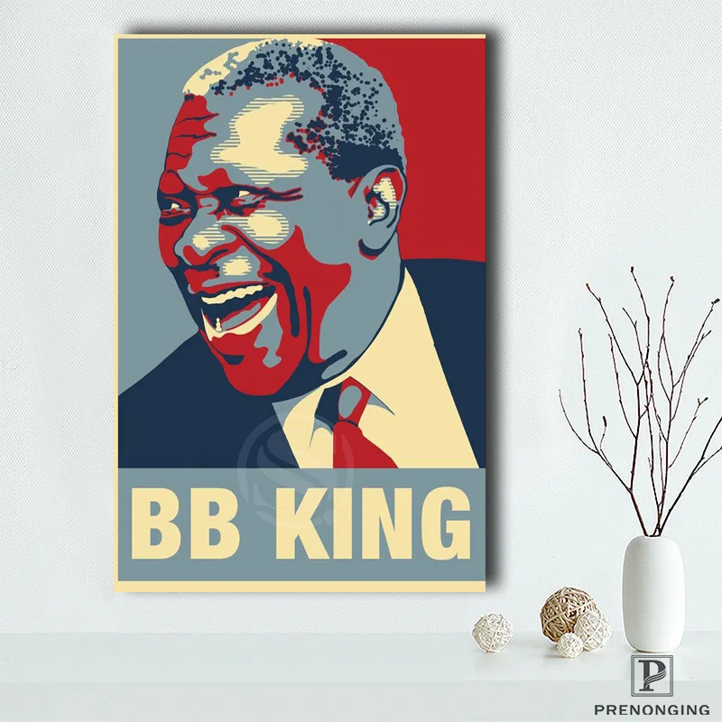 Холст постер из шелковой ткани HD плакат индивидуальный b. B. Музыкальный