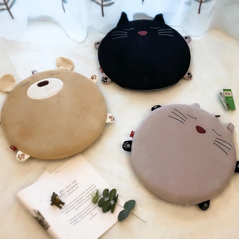 

40cm Slow rebound plush cartoon bear cushion Animal Pillow Soft Cushion Stuffed Toy Plush toy Chair cushion Bay window cushion