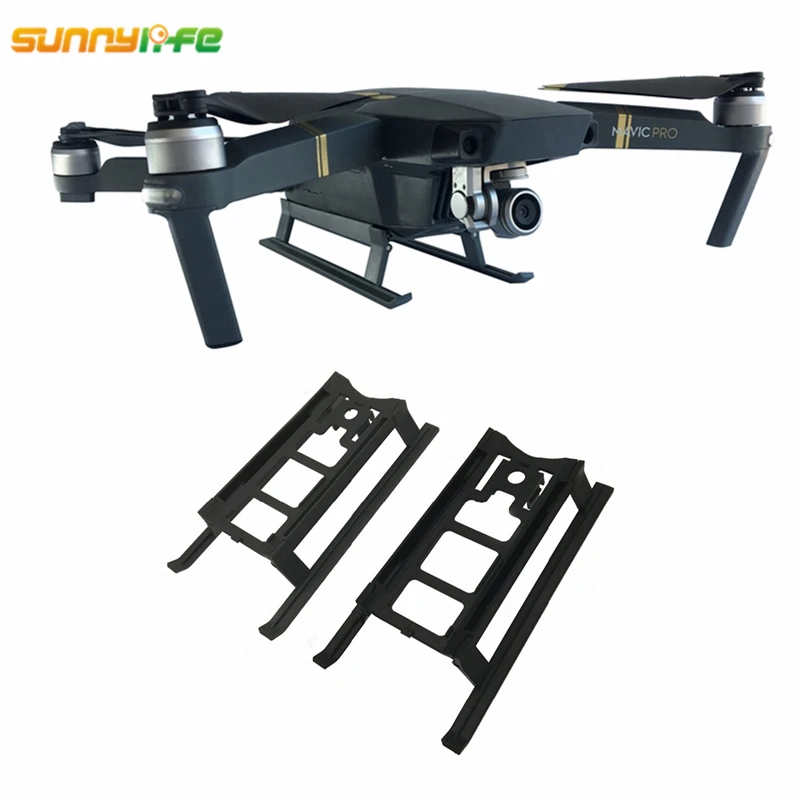 Для DJI Mavic Pro Drone шасси стабилизатор Mavic Platinum увеличивают складные салазки удлинитель ноги для DJI Mavic Pro Аксессуары