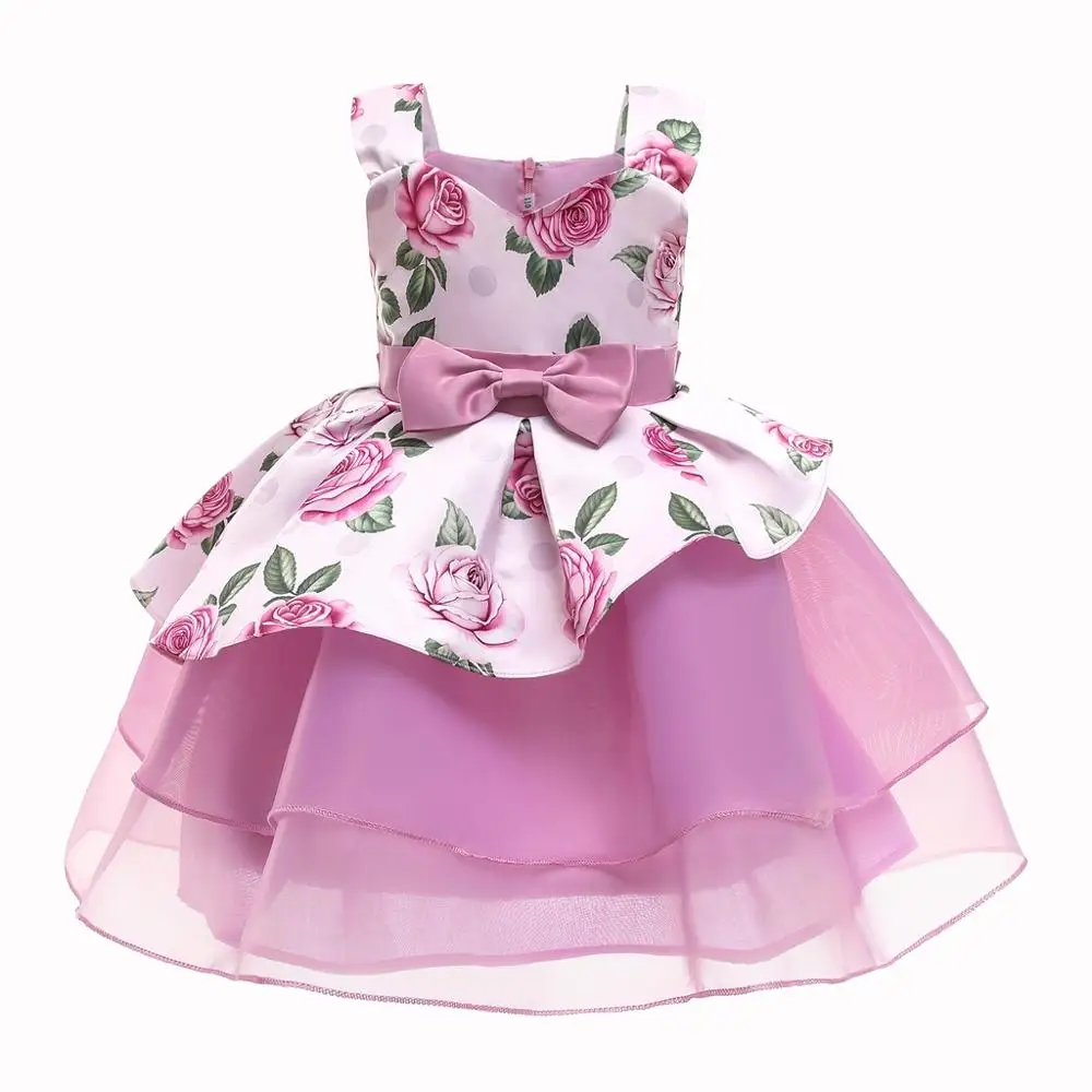 Kinder kleider elbise vestido Детская одежда для девочек платья дня рождения |