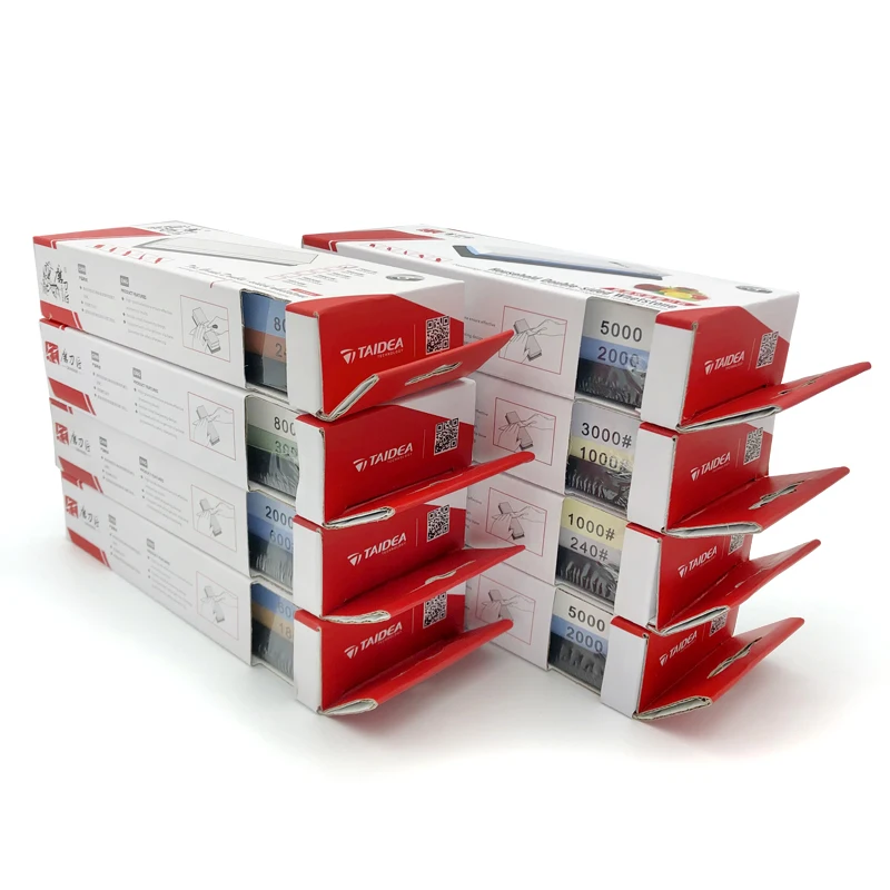 

TAIDEA Sharpening stone Set 240/1000# 2000/5000# sharpening system Professional whetstone knife sharpener Grinding Stone