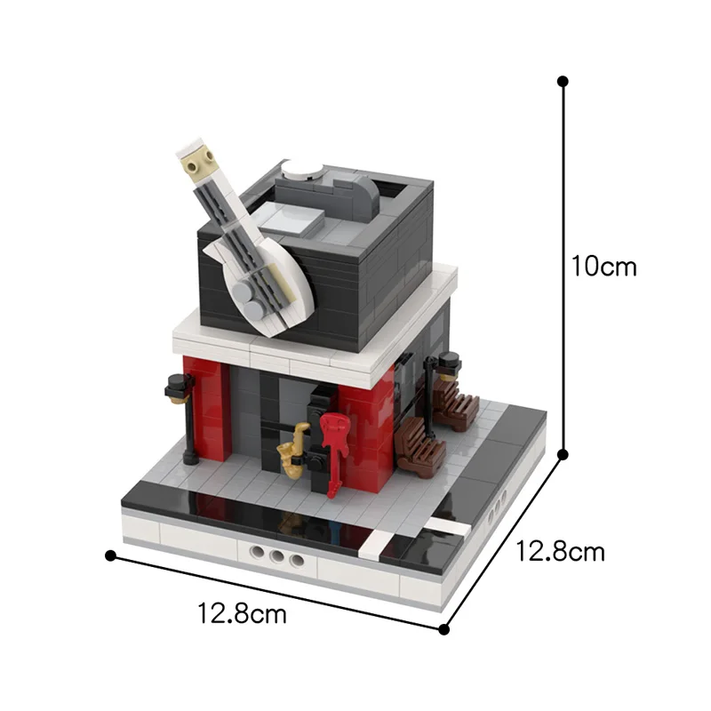 

Creative Neighborhood Building With Shop For Modular City Diy Building Blocks Collection Street View MOC Architecture Blocks Toy