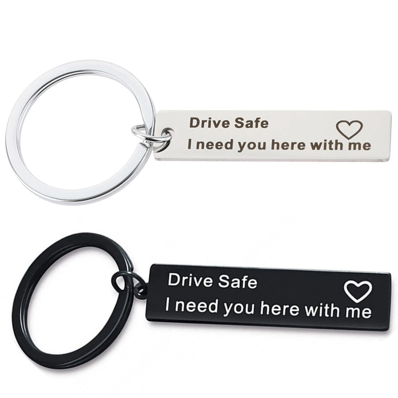 

Брелки для пар Drive Safe I Need You With Me