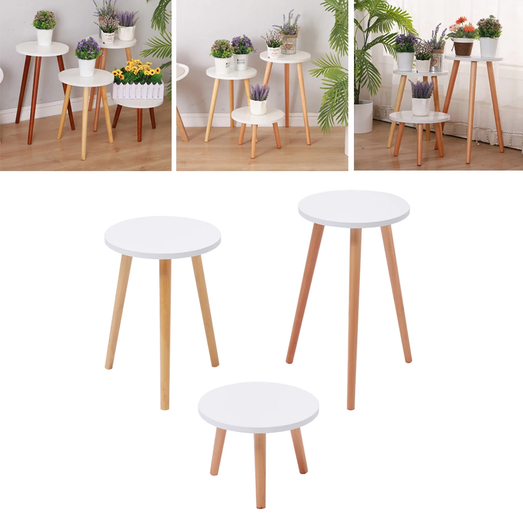 Подставка для комнатных растений деревянная подставка Круглый держатель | Дом и