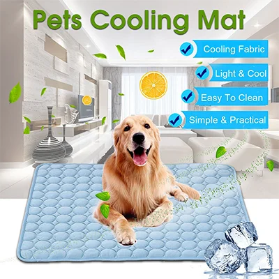 Pet охлаждающие маты для собаки кровать Малые/Средние/Крупные Собаки/кошки ПЭТ