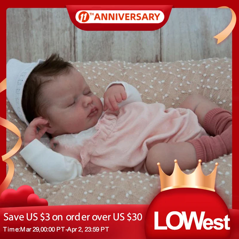 Набор реборн RBG виниловый комплект Реборн 20 дюймов неокрашенные необработанные