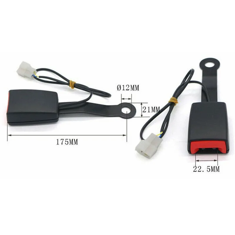 Автомобильный передний Ремень для сиденья с пряжкой на подкладе разъем