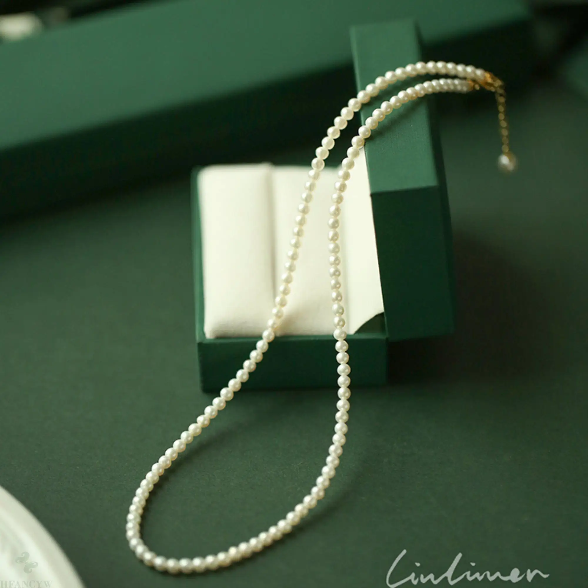 3 мм Белое жемчужное ожерелье в стиле барокко 16-24 дюйма безупречные аксессуары