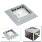 Креативный наклон крыши Сделай Сам толщиной 45  кирпичи 2x1 2x2 2x3 2x4 наклонные строительные блоки Скошенные классические детали 3040 3039 3038 3037 3045