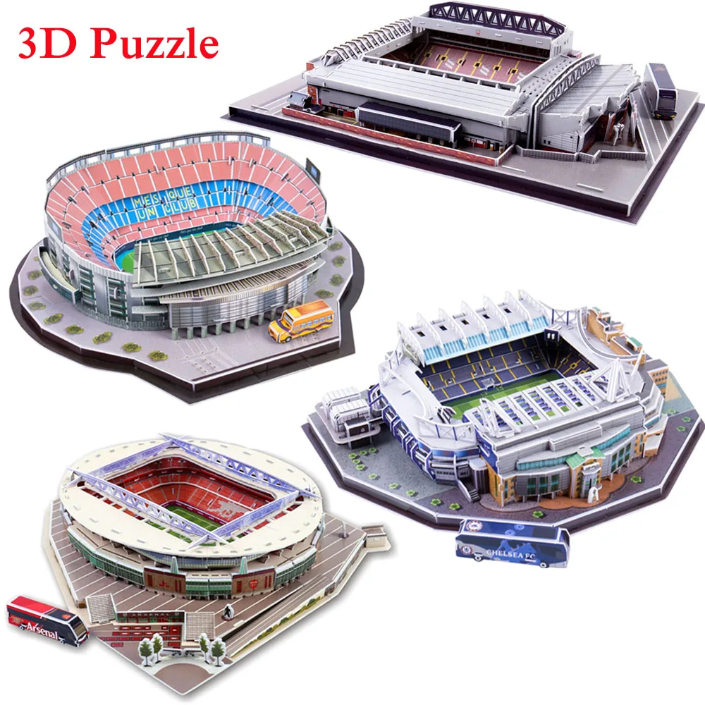 3D пазл для взрослых модель футбольного стадиона сборные строительные модели