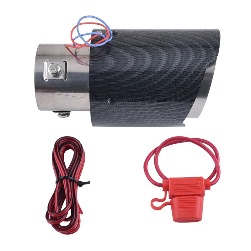 Выхлопная труба SPEEDWOW Универсальный светодиодный глушитель модифицированный с