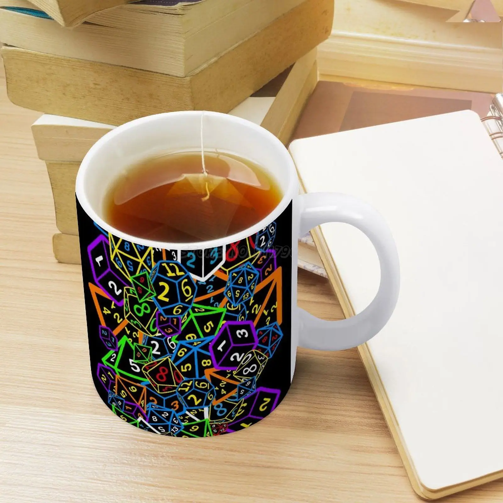 D &amp (Подземелья и)-Вот как я ролл! Белая кружка 11 унций забавная керамическая для