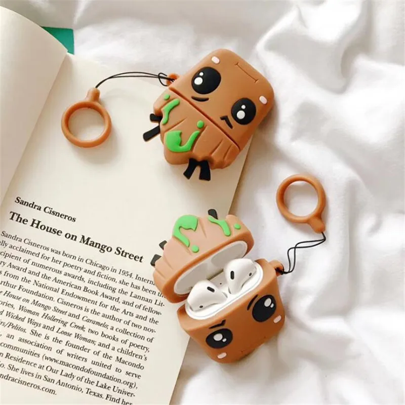 Чехол Marvel Groot Airpods сумка значок для косплея Bluetooth гарнитура силикагель защитная