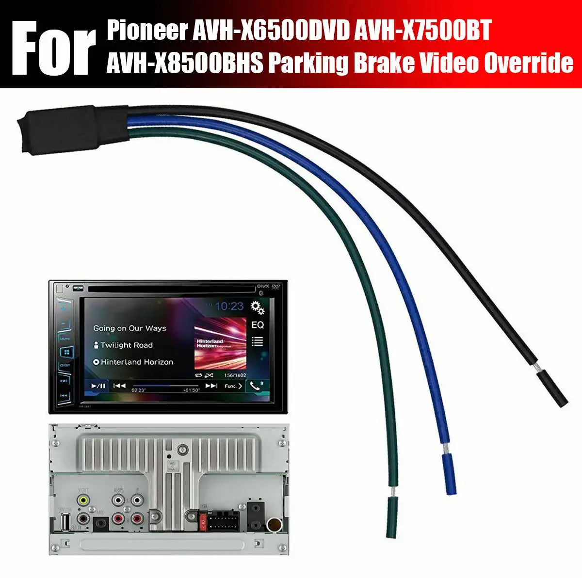 

1 шт. автомобильное стояночный тормоз Bypass Micro импульсный Bypass видео в движении Интерфейс для PIONEER AVH, AVH-P, AVH-X, MVH и DVH модели